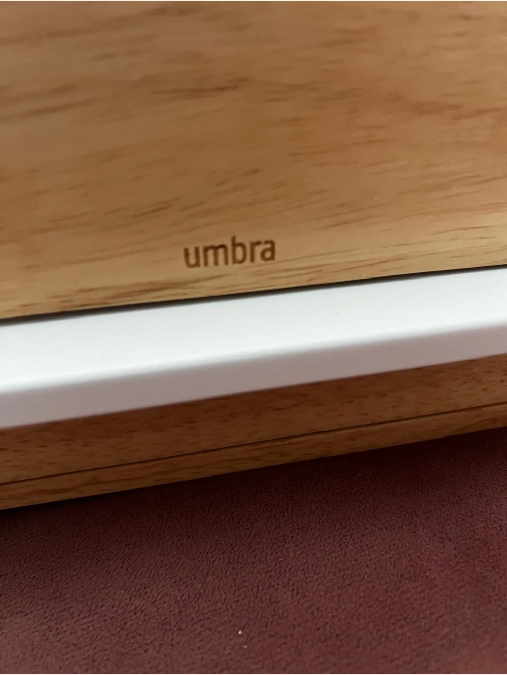 Umbra White and Natural Wood Jewelry Drawer Organizer Inserts